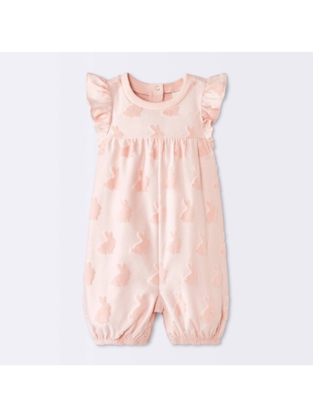 cloud island Pink Bunny Knit One-Piece
